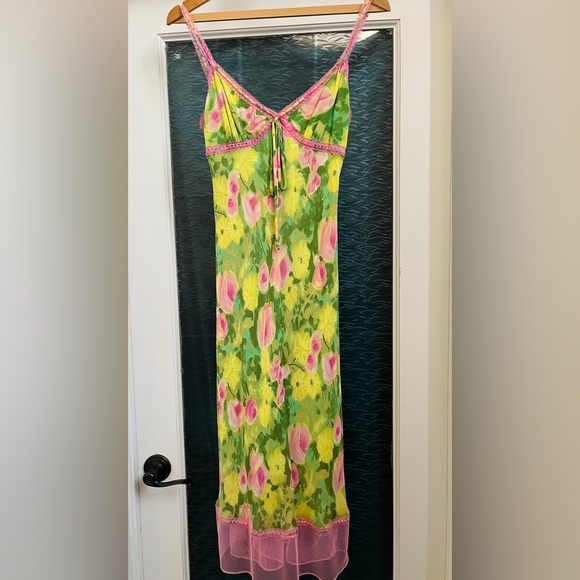 Betsey Johnson Dresses & Skirts - Vintage Y2K Betsey Johnson 90s Floral Dress